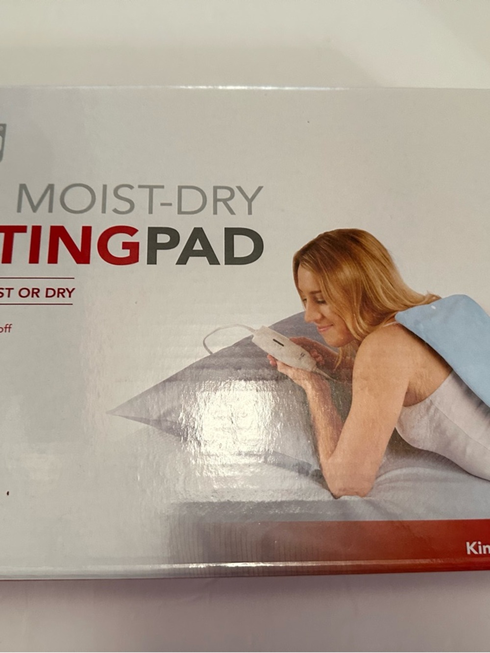 Moist-Dry Heating Pad - Light Blue Comfort Cover